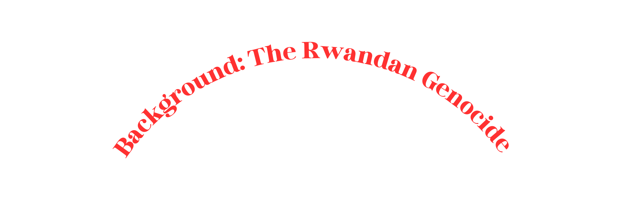 Background The Rwandan Genocide